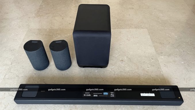 Sony HT-A5000 Soundbar and Home Theatre System Review: Fairly Well Equipped